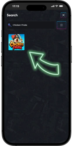Chicken Pirate game in casino lobby search